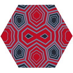 Abstract Pattern Geometric Backgrounds  Wooden Puzzle Hexagon by Eskimos