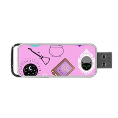 Pastel Goth Witch Pink Portable Usb Flash (two Sides) by NerdySparkleGoth