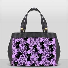 Purple Cats Oversize Office Handbag by NerdySparkleGoth