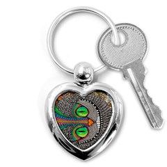 Alice In Wonderland Cat Key Chain (heart) by artworkshop