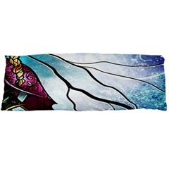 Anna Disney Frozen Stained Glass Body Pillow Case Dakimakura (two Sides) by artworkshop