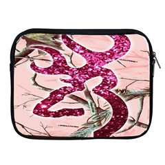 Browning Deer Glitter Apple Ipad 2/3/4 Zipper Cases by artworkshop