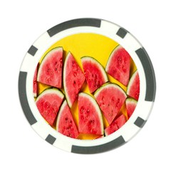 Watermelon Poker Chip Card Guard (10 Pack) by artworkshop