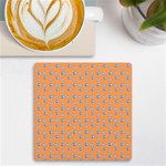 Floral Art UV Print Square Tile Coaster  Front