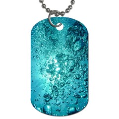 Bubbles Water Bub Dog Tag (two Sides) by artworkshop