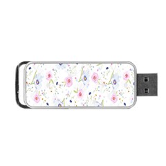 Pattern Flowers Portable Usb Flash (two Sides) by artworkshop