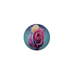 Rose Flower Love Romance Beautiful 1  Mini Buttons by artworkshop