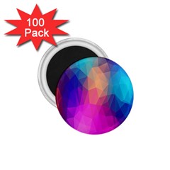 Triangles Polygon Color 1 75  Magnets (100 Pack)  by artworkshop