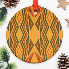 Abstract Pattern Geometric Backgrounds  Ornament (round) by Eskimos