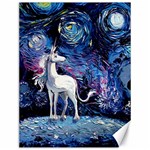 Unicorn Starry Night Canvas 12  x 16  11.86 x15.41  Canvas - 1