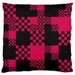 Cube-square-block-shape-creative Large Flano Cushion Case (One Side) Front