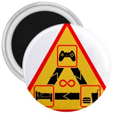 Gamer-geek-video-game-sign-fan 3  Magnets by Jancukart