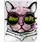 Black-cat-head Canvas 11  x 14  10.95 x13.48  Canvas - 1