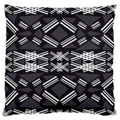 Abstract Pattern Geometric Backgrounds  Large Flano Cushion Case (two Sides) by Eskimos