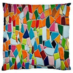 Mosaic Tiles Standard Flano Cushion Case (one Side) by artworkshop