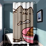 Cat Kitten Shower Curtain 36  x 72  (Stall)  Curtain(36 X72 ) - 33.26 x66.24  Curtain(36 X72 )