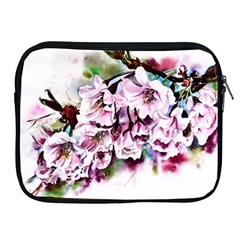 Watercolour-cherry-blossoms Apple Ipad 2/3/4 Zipper Cases by Jancukart