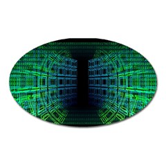 Technology-artificial-intelligence Oval Magnet by Jancukart