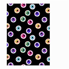 Eye Halloween Pattern Small Garden Flag (two Sides) by designsbymallika