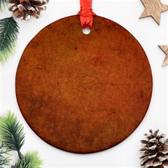 Brown Ornament (round) by nateshop