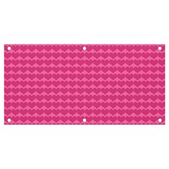 Abstract-pink Love Banner And Sign 4  X 2  by nateshop