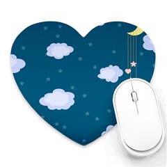 Clouds Heart Mousepads by nateshop