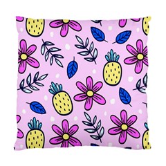 Flowers Purple Standard Cushion Case (two Sides) by nateshop