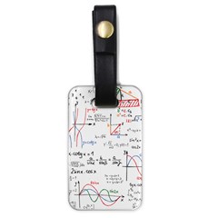 Math Formula Pattern Luggage Tag (one Side) by Sapixe