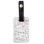 Math Formula Pattern Luggage Tag (one side) Front