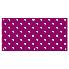 Polka-dots-purple White Banner And Sign 4  X 2  by nateshop