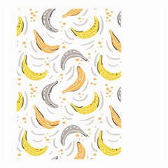 Seamless Stylish Pattern-with-fresh-yellow-bananas-background Small Garden Flag (two Sides) by Wegoenart