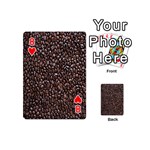 Coffee-beans Playing Cards 54 Designs (Mini) Front - Heart8