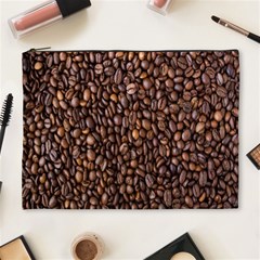 Coffee Beans Food Texture Cosmetic Bag (xl) by artworkshop