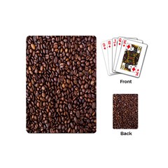 Coffee Beans Food Texture Playing Cards Single Design (mini) by artworkshop