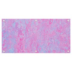  Texture Pink Light Blue Banner And Sign 4  X 2  by artworkshop