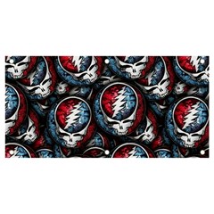 Grateful Dead Pattern Banner And Sign 4  X 2  by Jancukart