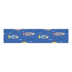 Sea Fish Blue Submarine Animals Velvet Scrunchie by Amaryn4rt