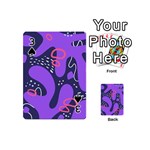 Abstract Background Shape Shapes Playing Cards 54 Designs (Mini) Front - Spade3