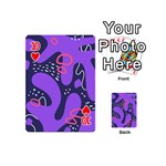 Abstract Background Shape Shapes Playing Cards 54 Designs (Mini) Front - Heart10