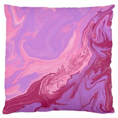 Illustration Art Pink Design Wallpaper Standard Flano Cushion Case (one Side) by Wegoenart