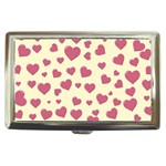 Valentine Flat Love Hearts Design Romantic Cigarette Money Case Front