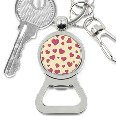 Valentine Flat Love Hearts Design Romantic Bottle Opener Key Chain by Amaryn4rt