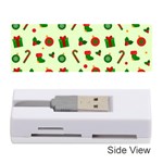 Illustration Festive Background Holiday Background Memory Card Reader (Stick) Front