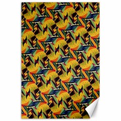 Illustration Geometric Pattern Colorful Pattern Canvas 24  X 36  by danenraven