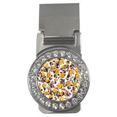 Pumpkin Fruit Flower Pattern Money Clips (cz)  by Ravend