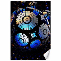 Illustration Tech Galaxy Robot Bot Science Canvas 12  X 18  by danenraven