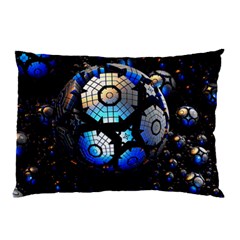 Illustration Tech Galaxy Robot Bot Science Pillow Case by danenraven