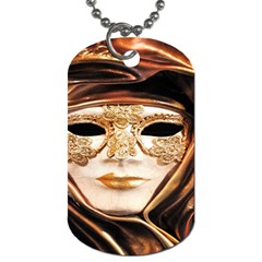 Venetian Mask Dog Tag (one Side) by ConteMonfrey