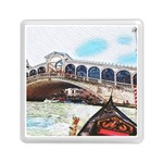 Lovely Gondola Ride - Venetian Bridge Memory Card Reader (Square) Front