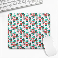 Birthday Pattern Party Celebration Large Mousepads by danenraven